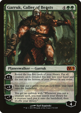 Garruk, Caller of Beasts [Magic 2014] | Magic Magpie