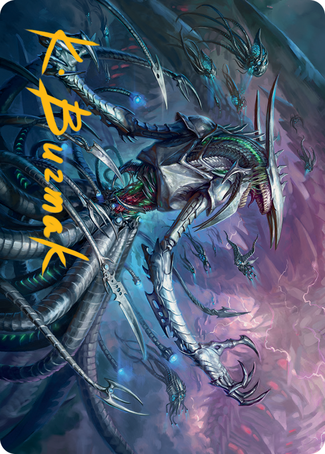 Jin-Gitaxias Art Card (Gold-Stamped Signature) [March of the Machine Art Series] | Magic Magpie