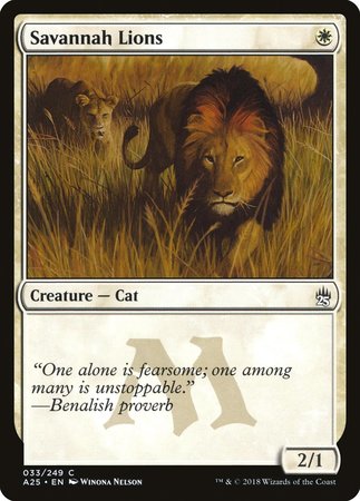 Savannah Lions [Masters 25] | Magic Magpie