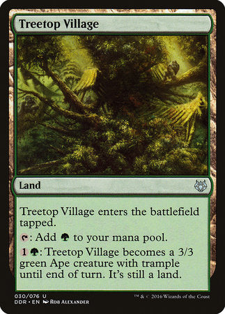 Treetop Village [Duel Decks: Nissa vs. Ob Nixilis] | Magic Magpie