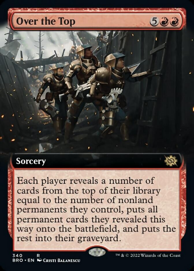 Over the Top (Extended Art) [The Brothers' War] | Magic Magpie