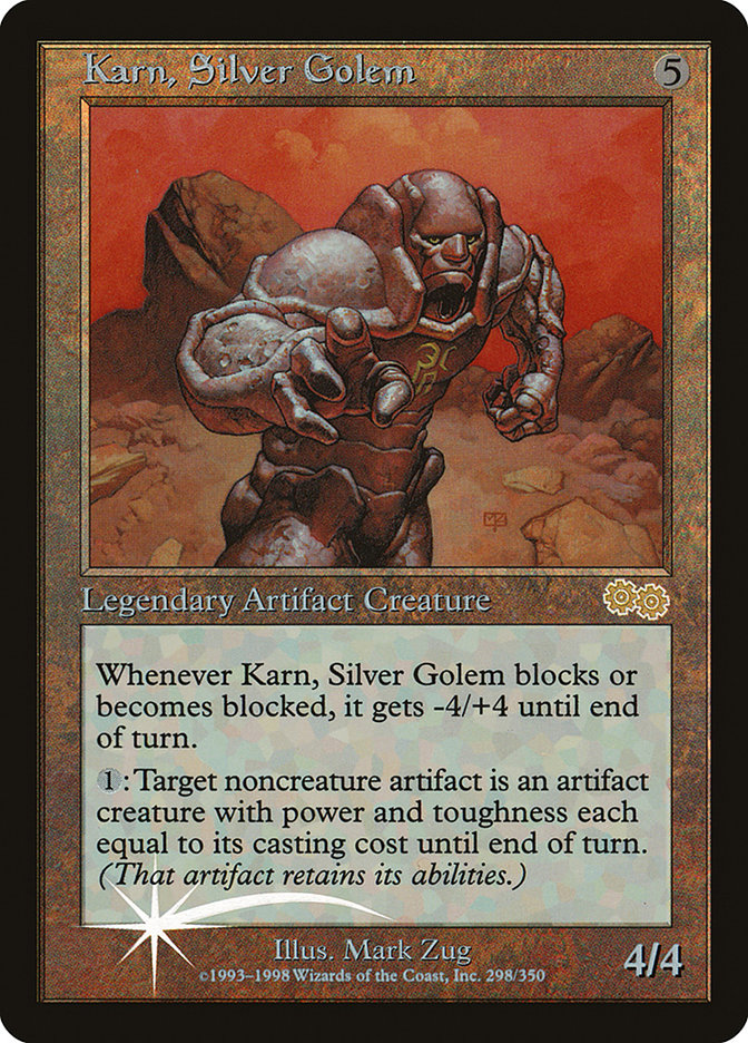 Karn, Silver Golem [Arena League 1999] | Magic Magpie