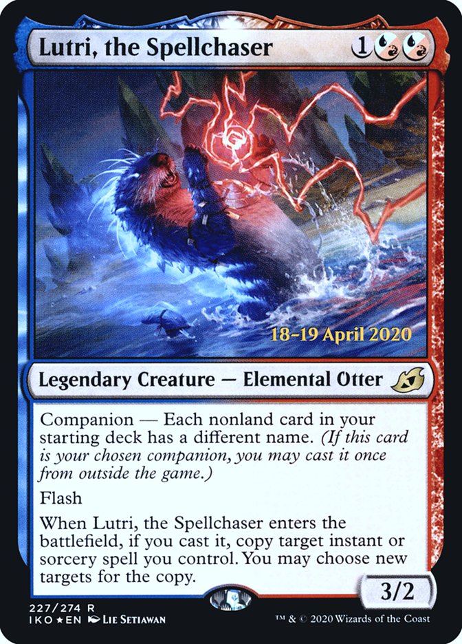 Lutri, the Spellchaser  [Ikoria: Lair of Behemoths Prerelease Promos] | Magic Magpie