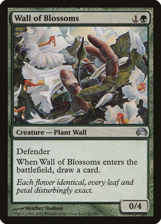 Wall of Blossoms [Planechase 2012] | Magic Magpie