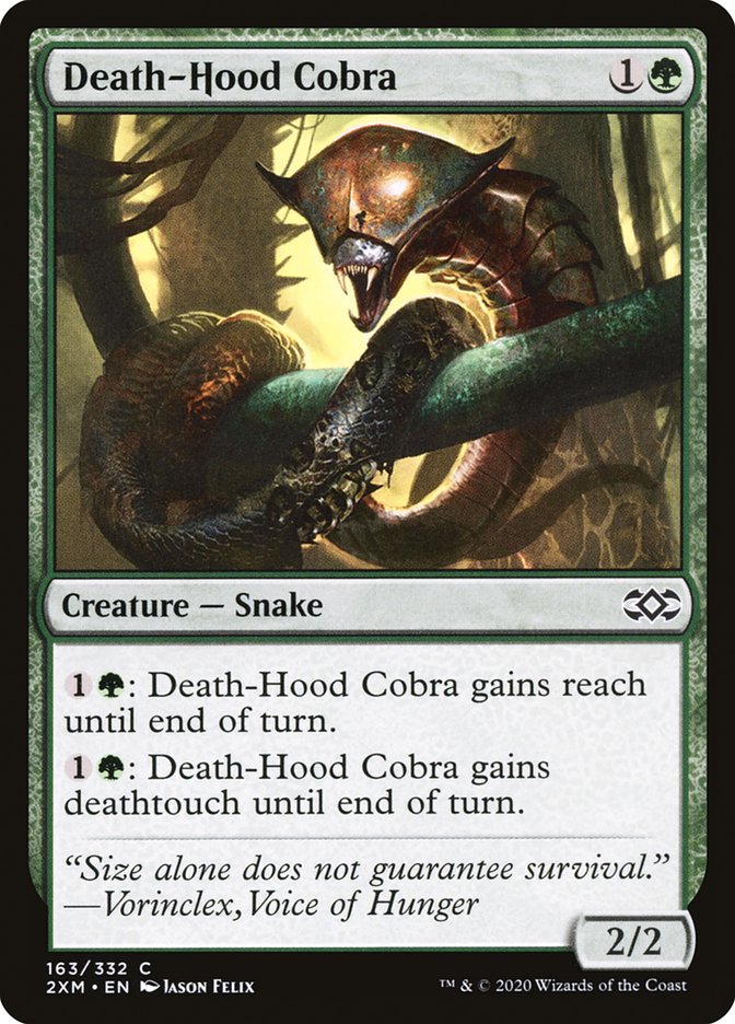 Death-Hood Cobra [Double Masters] | Magic Magpie