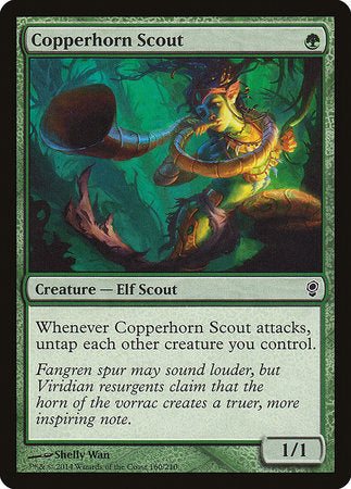 Copperhorn Scout [Conspiracy] | Magic Magpie