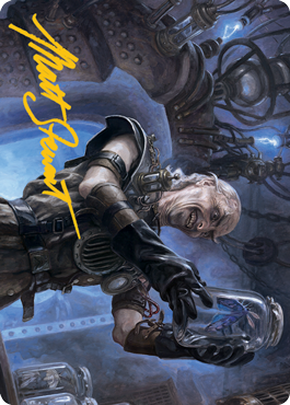 Delver of Secrets Art Card (Gold-Stamped Signature) [Innistrad: Midnight Hunt Art Series] | Magic Magpie