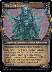 Throne of the Grim Captain // The Grim Captain (Showcase) [The Lost Caverns of Ixalan] | Magic Magpie
