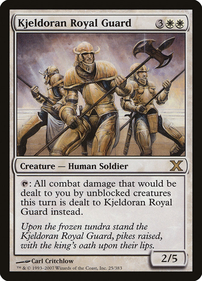 Kjeldoran Royal Guard [Tenth Edition] | Magic Magpie