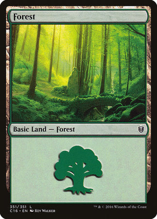 Forest (351) [Commander 2016] | Magic Magpie
