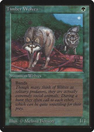 Timber Wolves [Limited Edition Beta] | Magic Magpie