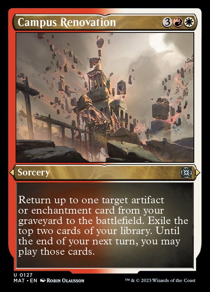 Campus Renovation (Foil Etched) [March of the Machine: The Aftermath] | Magic Magpie