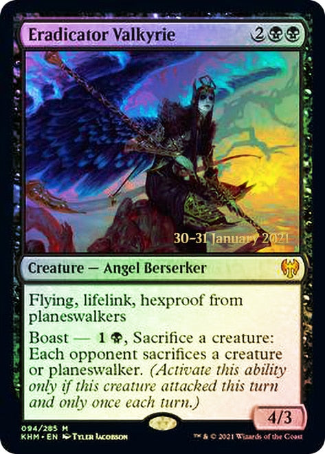 Eradicator Valkyrie  [Kaldheim Prerelease Promos] | Magic Magpie