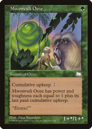 Mwonvuli Ooze [Weatherlight] | Magic Magpie