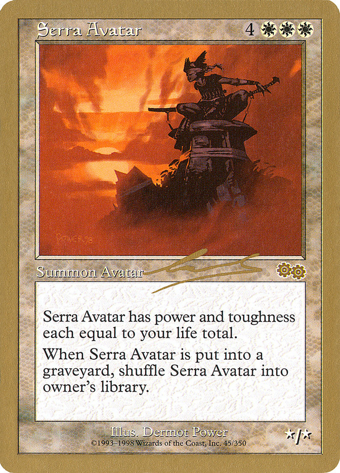 Serra Avatar (Nicolas Labarre) [World Championship Decks 2000] | Magic Magpie