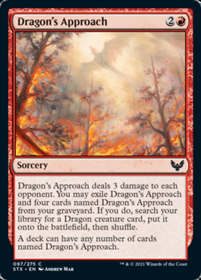 Dragon's Approach [Strixhaven: School of Mages] | Magic Magpie