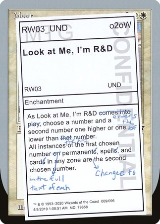 Look at Me, I'm R&D [Unsanctioned] | Magic Magpie