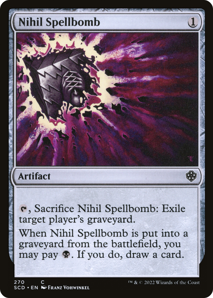 Nihil Spellbomb [Starter Commander Decks] | Magic Magpie