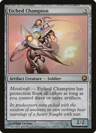 Etched Champion [Scars of Mirrodin] | Magic Magpie