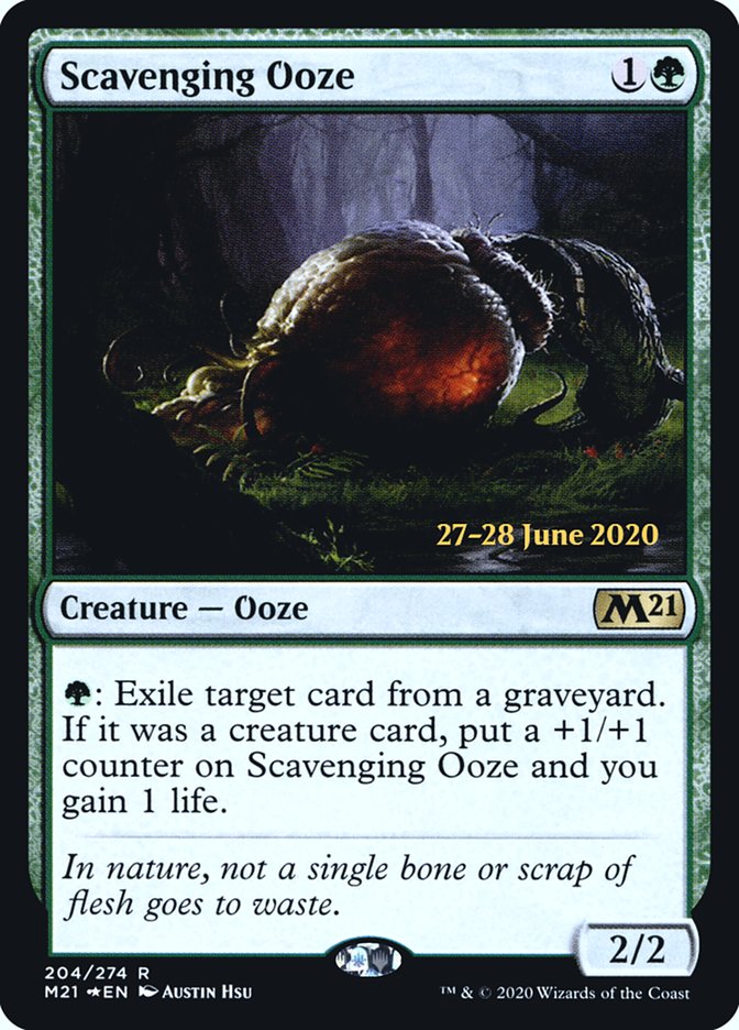 Scavenging Ooze  [Core Set 2021 Prerelease Promos] | Magic Magpie