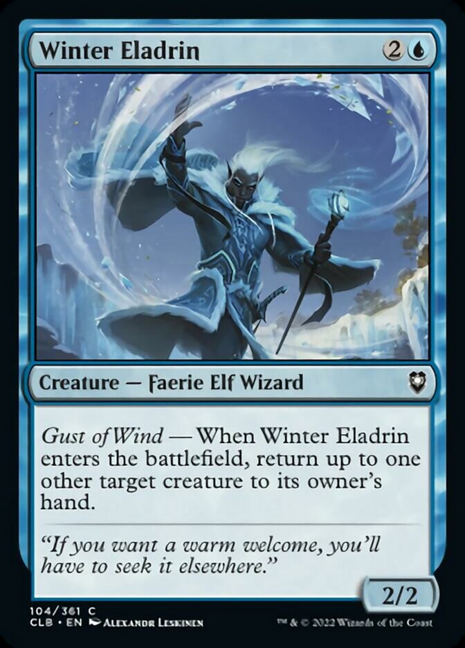 Winter Eladrin [Commander Legends: Battle for Baldur's Gate] | Magic Magpie