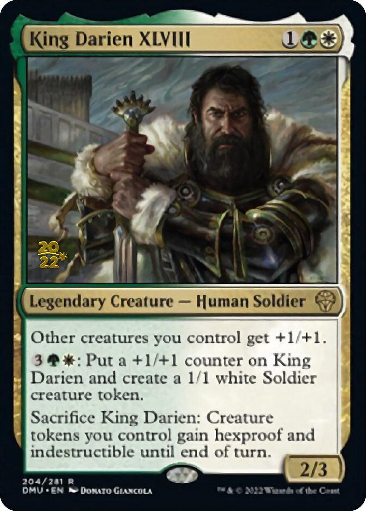 King Darien XLVIII [Dominaria United Prerelease Promos] | Magic Magpie