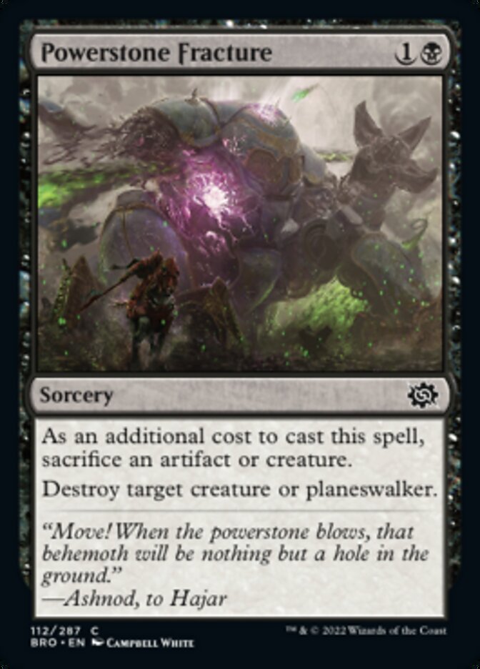 Powerstone Fracture [The Brothers' War] | Magic Magpie