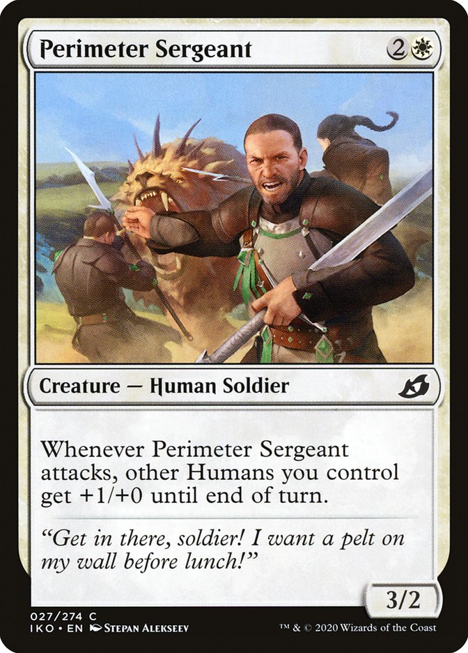 Perimeter Sergeant [Ikoria: Lair of Behemoths] | Magic Magpie