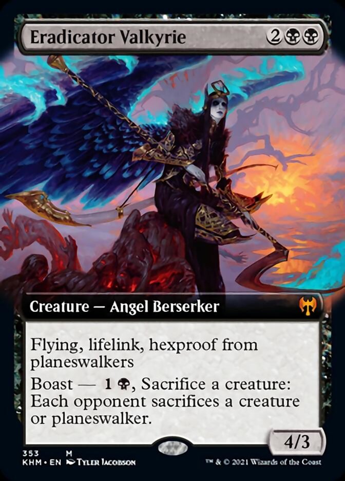 Eradicator Valkyrie (Extended Art) [Kaldheim] | Magic Magpie