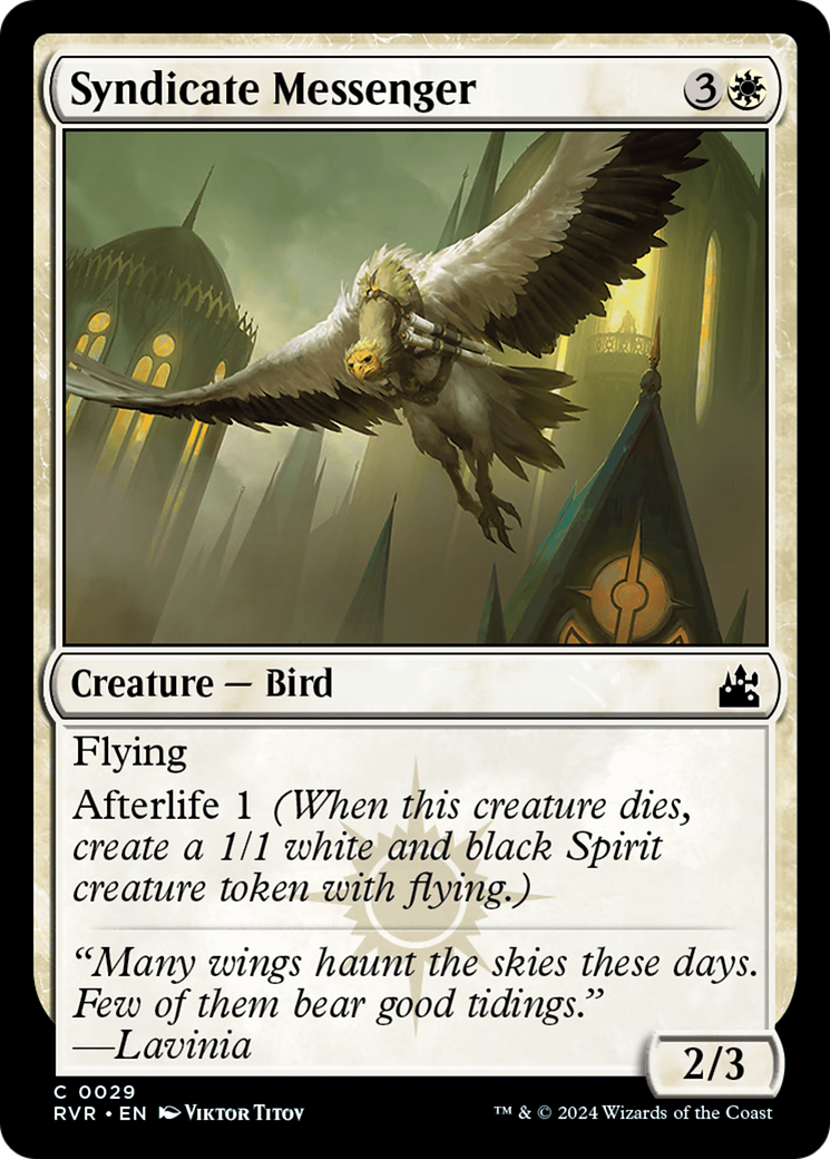 Syndicate Messenger [Ravnica Remastered] | Magic Magpie