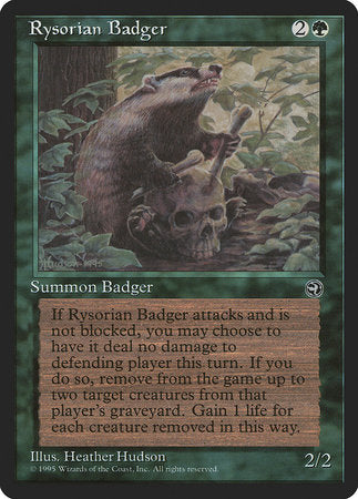 Rysorian Badger [Homelands] | Magic Magpie