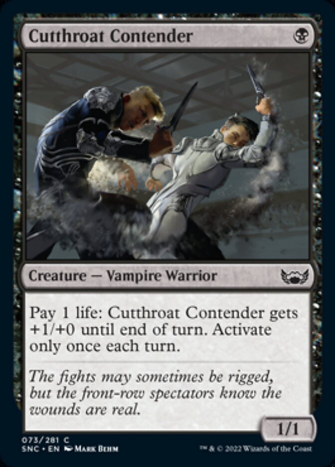 Cutthroat Contender [Streets of New Capenna] | Magic Magpie
