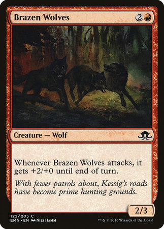 Brazen Wolves [Eldritch Moon] | Magic Magpie