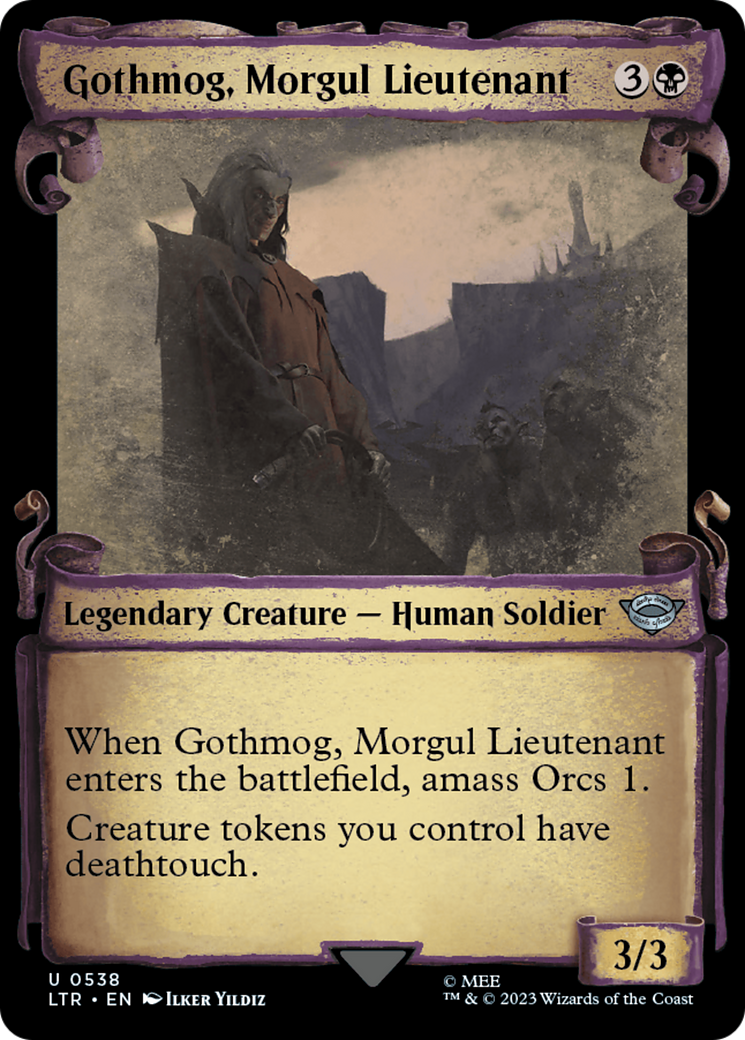 Gothmog, Morgul Lieutenant [The Lord of the Rings: Tales of Middle-Earth Showcase Scrolls] | Magic Magpie