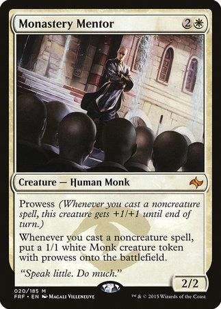 Monastery Mentor [Fate Reforged] | Magic Magpie