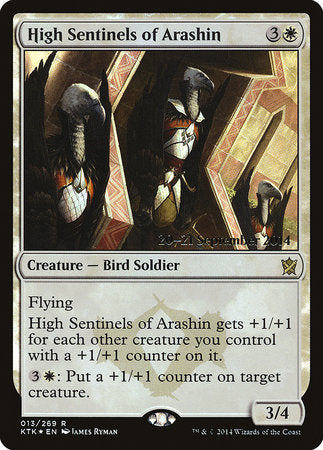 High Sentinels of Arashin [Khans of Tarkir Promos] | Magic Magpie