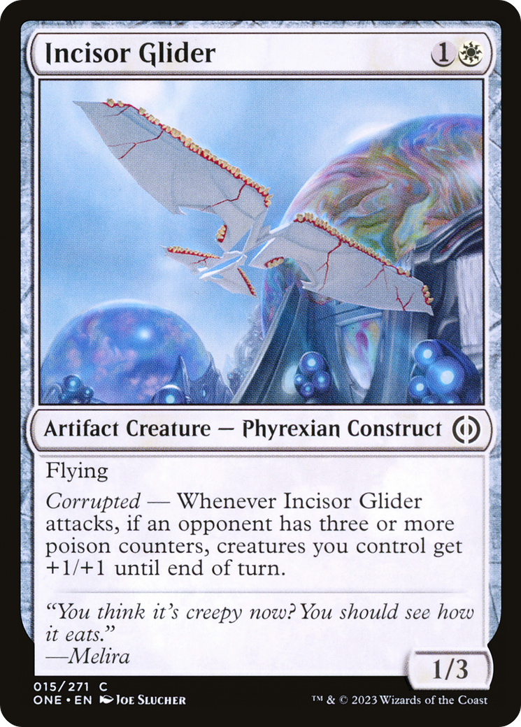 Incisor Glider [Phyrexia: All Will Be One] | Magic Magpie