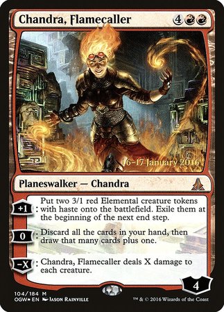 Chandra, Flamecaller [Oath of the Gatewatch Promos] | Magic Magpie