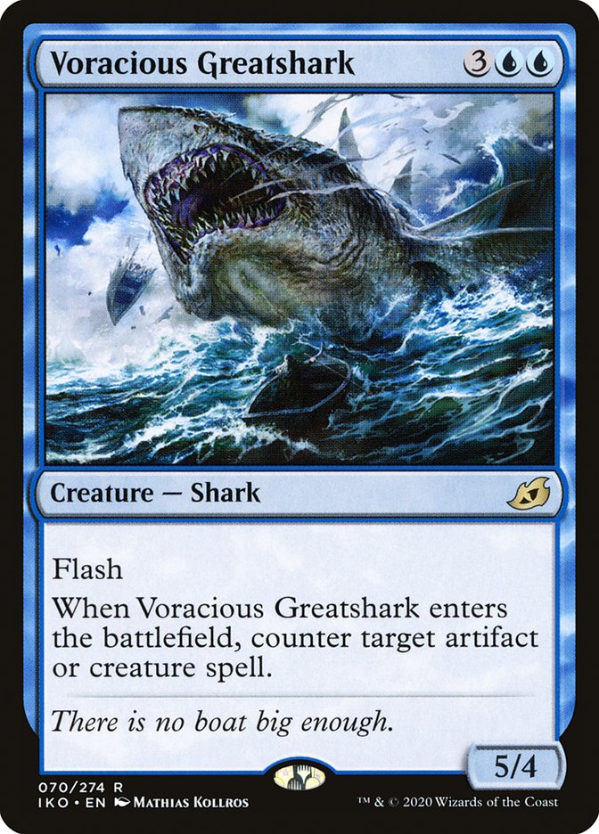 Voracious Greatshark [Ikoria: Lair of Behemoths] | Magic Magpie