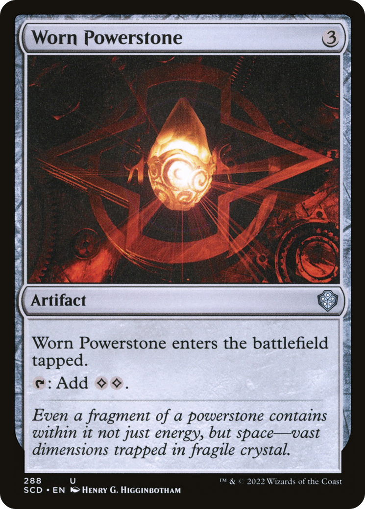Worn Powerstone [Starter Commander Decks] | Magic Magpie