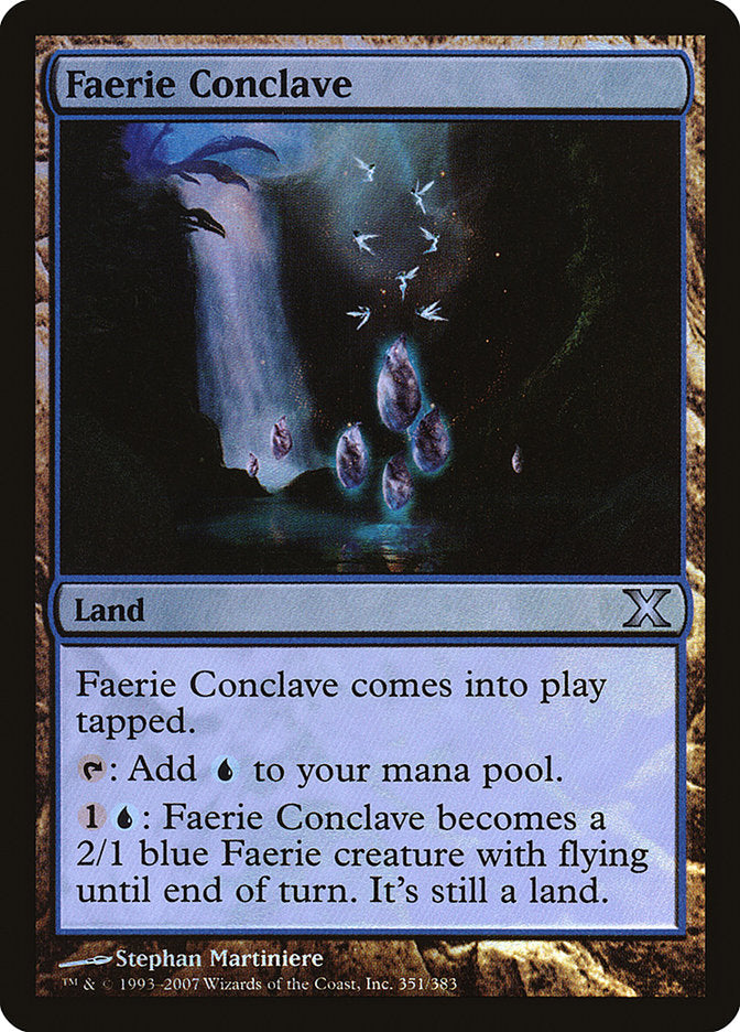 Faerie Conclave (Premium Foil) [Tenth Edition] | Magic Magpie