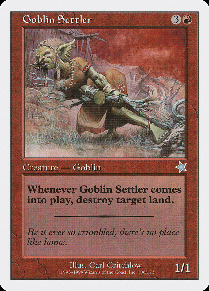 Goblin Settler [Starter 1999] | Magic Magpie
