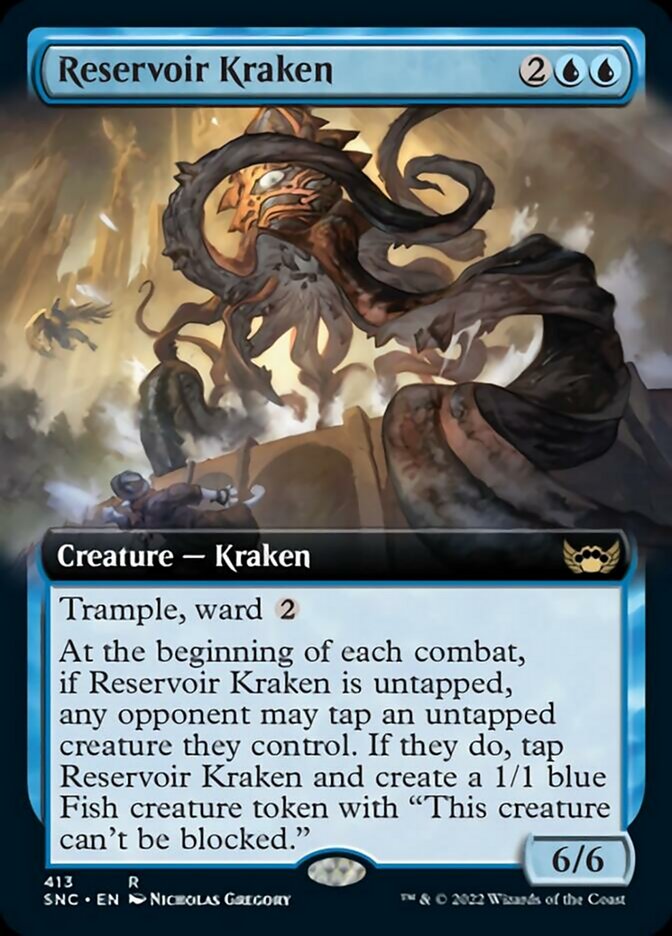 Reservoir Kraken (Extended Art) [Streets of New Capenna] | Magic Magpie