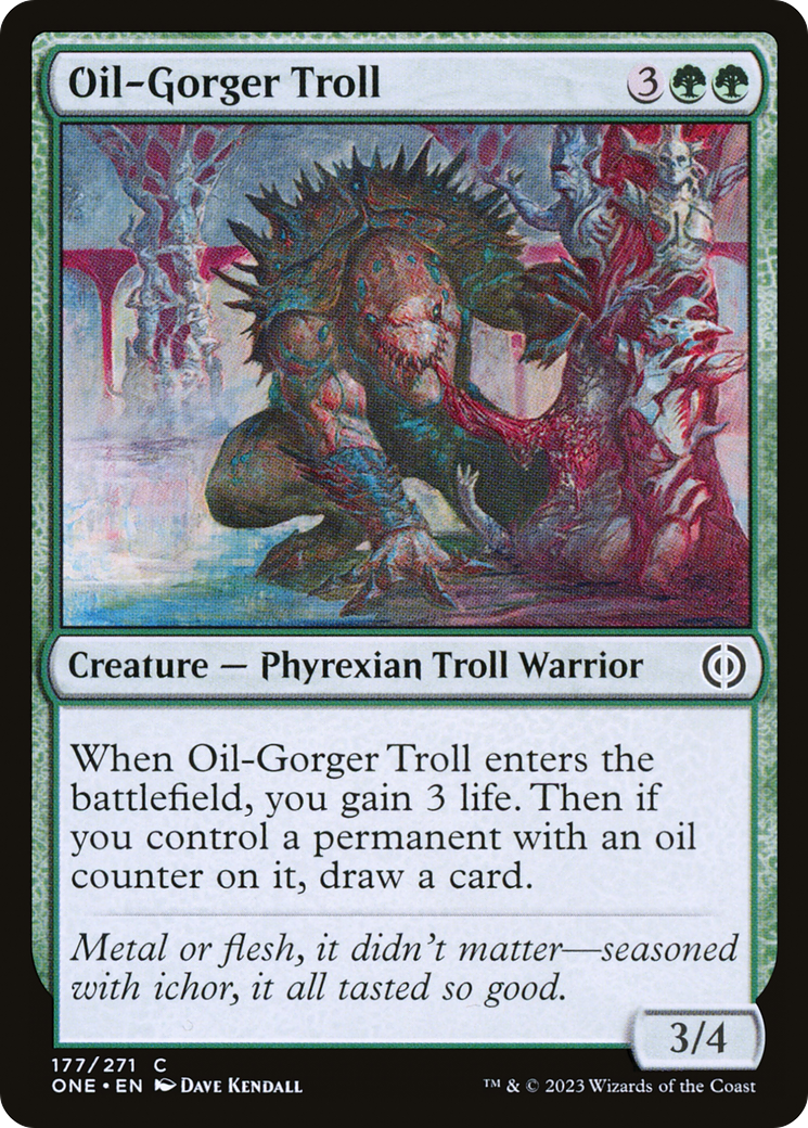 Oil-Gorger Troll [Phyrexia: All Will Be One] | Magic Magpie