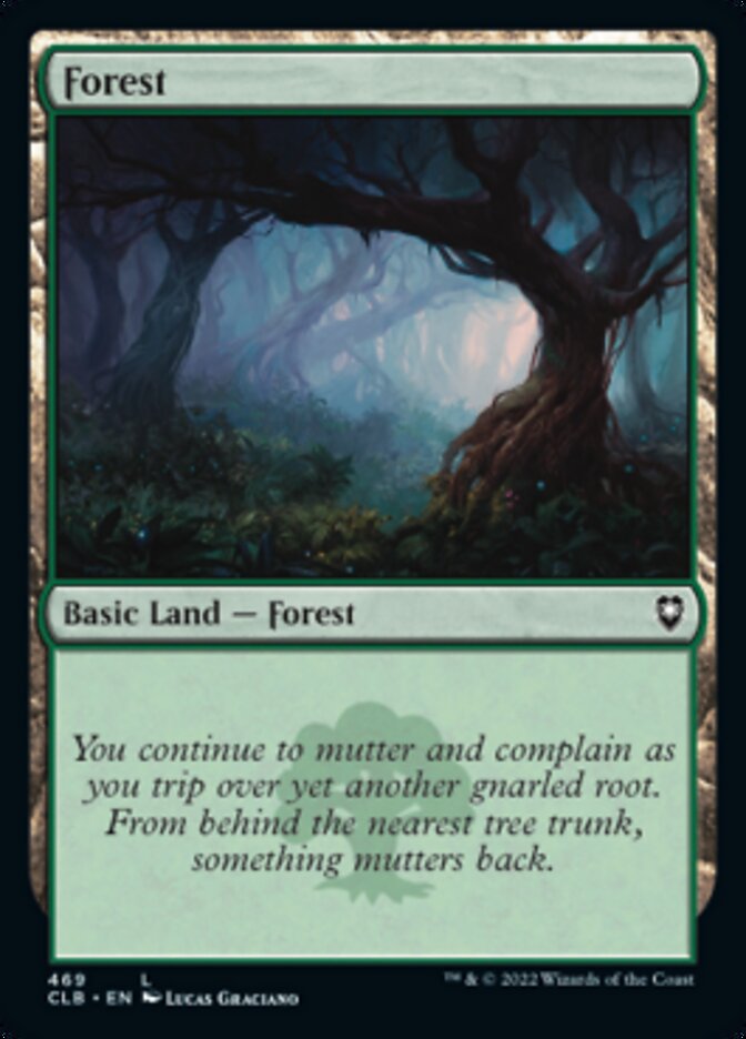 Forest (469) [Commander Legends: Battle for Baldur's Gate] | Magic Magpie