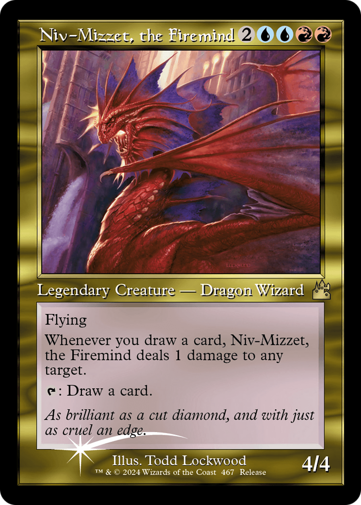 Niv-Mizzet, the Firemind (Retro Frame) [Ravnica Remastered] | Magic Magpie