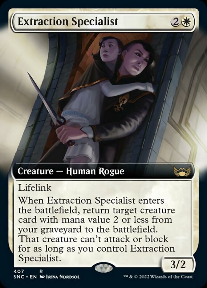 Extraction Specialist (Extended Art) [Streets of New Capenna] | Magic Magpie