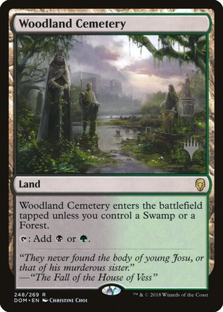 Woodland Cemetery [Dominaria Promos] | Magic Magpie