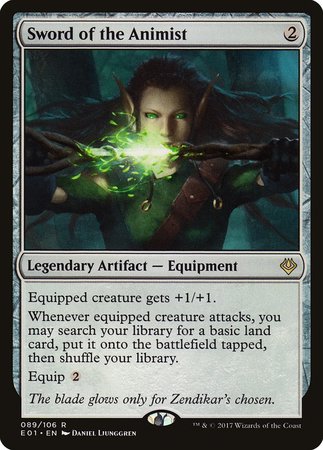 Sword of the Animist [Archenemy: Nicol Bolas] | Magic Magpie