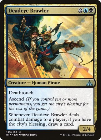 Deadeye Brawler [Rivals of Ixalan] | Magic Magpie